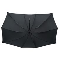 IMPLIVA TW-3 Zwart Glasvezel Polyester Volledig formaat Paraplu - thumbnail