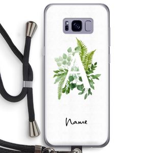 Green Brush: Samsung Galaxy S8 Transparant Hoesje met koord