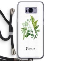 Green Brush: Samsung Galaxy S8 Transparant Hoesje met koord