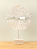Schijf Ethno uit kunsthars, 49 cm