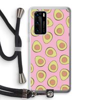 Dancing avocados: Huawei P40 Transparant Hoesje met koord