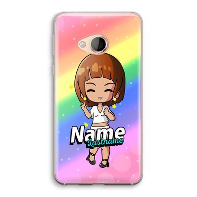 Chibi Maker vrouw: HTC U Play Transparant Hoesje