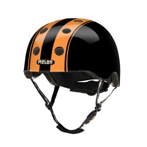 Melon Helm Urban Active Double Orange Black glossy M-L