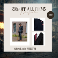 Maatpak Voor Heren | 3-delig Pak | Zwart Tweed | Alfie Solomons | Peaky Blinders | Peaky Blinders