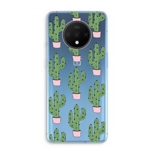 Cactus Lover: OnePlus 7T Transparant Hoesje