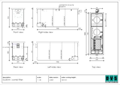 DVS Combi trommel CL35 K-L-M