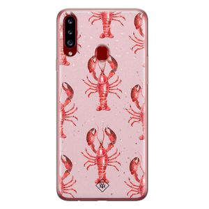 Samsung Galaxy A20s siliconen telefoonhoesje - Lobster all the way