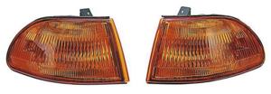 Set Frontknipperlichten passend voor Honda Civic 2/3-deurs 1992-1995 - Amber DLHOF03R