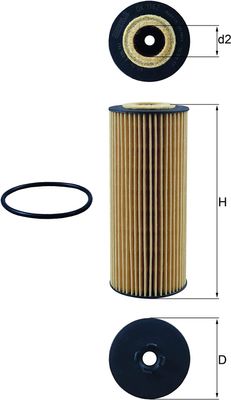 Oliefilter OX1162D