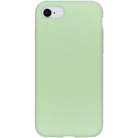 Accezz Liquid Silicone voor Apple iPhone SE (2022 / 2020) / 8 / 7 Telefoonhoesje Groen - thumbnail