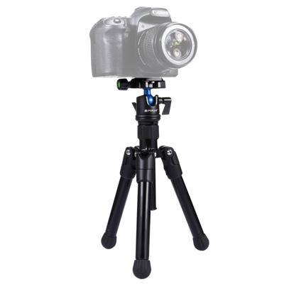 PULUZ Pocket Mini Magnesium Tripod Statief Standaard met 360 graden Balhoofd voor DSLR & Digitale Camera, Verstelbare hoogte: 24.5-57 cm, Maximaal dra