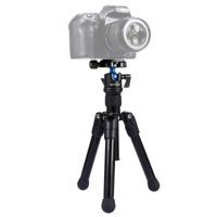 PULUZ Pocket Mini Magnesium Tripod Statief Standaard met 360 graden Balhoofd voor DSLR & Digitale Camera, Verstelbare hoogte: 24.5-57 cm, Maximaal dra