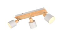 Trio 3-lichts plafondlampShanti met houtlook - 862700376