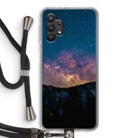 Travel to space: Samsung Galaxy A32 5G Transparant Hoesje met koord