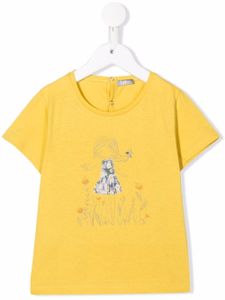 Il Gufo t-shirt à imprimé graphique - Jaune