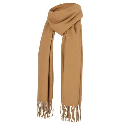 Sarlini Langwerpige Sjaal met Franjes Camel