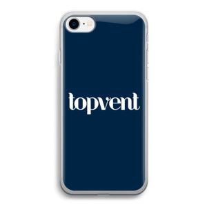 Topvent Navy: iPhone SE 2020 Transparant Hoesje
