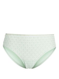 Marlies Dekkers string Lucky Clover à motif en jacquard - Vert