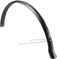 Eurofender Snello achterspatbord 28" 51mm breed, kleur: mat zwart kunststof