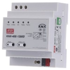 KNX-40E-1280D  - EIB/KNX power supply 1280mA with integrated choke and diagnostic function