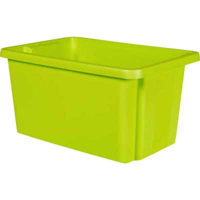 Curver 225410 Draaistapelhouder ESSENTIALS Drehstapelbox 45L, grün Stapelbaar Groen 1 stuk(s)