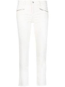 Zadig&Voltaire jean Ava court à coupe slim - Blanc