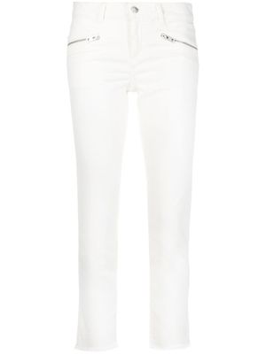 Zadig&Voltaire jean Ava court à coupe slim - Blanc
