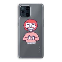Hartje: Oppo Find X3 Transparant Hoesje