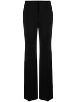 Alberta Ferretti pantalon en laine vierge à coupe droite - Noir