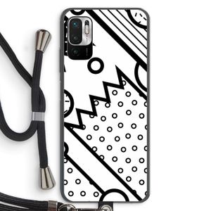 Pop Art #4: Xiaomi Redmi Note 10 5G Transparant Hoesje met koord
