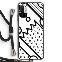 Pop Art #4: Xiaomi Redmi Note 10 5G Transparant Hoesje met koord Pop Art #4: Xiaomi Redmi Note 10 5G Transparant Hoesje met koord