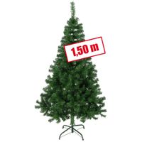 HI HI Kerstboom met metalen standaard 150 cm groen