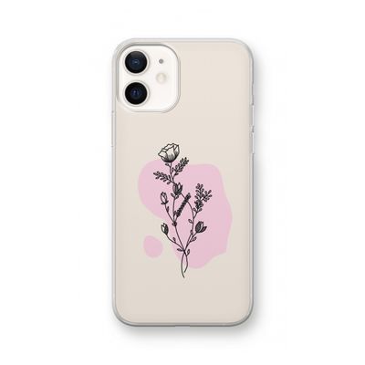 Roses are red: iPhone 12 Transparant Hoesje