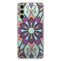 Samsung Galaxy S21FE | TPU Case | Purple Flower