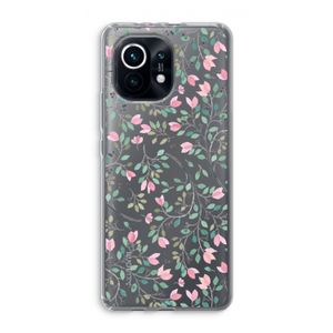 Sierlijke bloemen: Xiaomi Mi 11 Transparant Hoesje