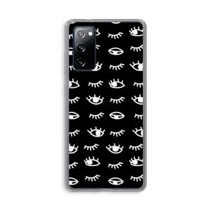 Eye pattern #3: Samsung Galaxy S20 FE / S20 FE 5G Transparant Hoesje