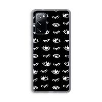 Eye pattern #3: Samsung Galaxy S20 FE / S20 FE 5G Transparant Hoesje