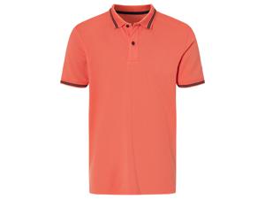 LIVERGY Heren polo (S (44/46), Koraal)