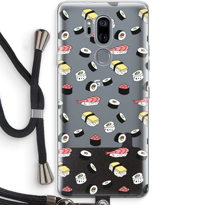 Sushi time: LG G7 Thinq Transparant Hoesje met koord