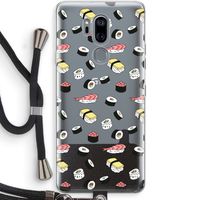 Sushi time: LG G7 Thinq Transparant Hoesje met koord