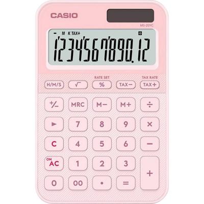 Casio neu Bureaurekenmachine Lichtroze (b x h x d) 101 x 18 x 154.5 mm