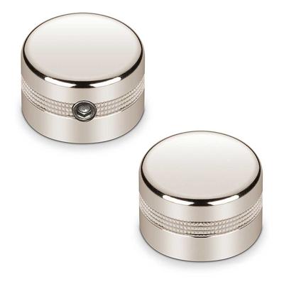 Schaller Solid Shaft Toon/Volume Knoppen 6.0mm "S-Lock Style" Nickel (Set van 2) 15040100