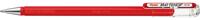 Gelschrijver pentel k110 mattehop m rood