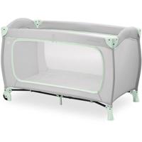 Reiswieg - HAUCK - SLEEP N PLAY GO PLUS - 60 x 120 cm - Vanaf de geboorte - Opvouwbaar - Wielen - Dusty Mint