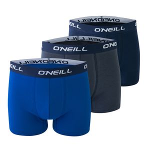 O'Neill O'Neill Heren Boxershorts Trunks 900003 Effen Blauw 3-Pack