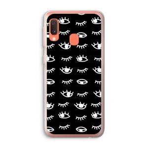 Eye pattern #3: Samsung Galaxy A20e Transparant Hoesje