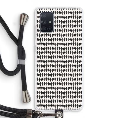 Crazy shapes: Samsung Galaxy A71 Transparant Hoesje met koord