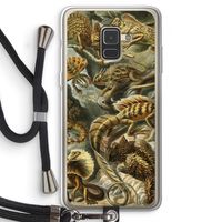 Haeckel Lacertilia: Samsung Galaxy A8 (2018) Transparant Hoesje met koord