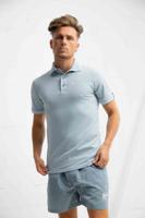 Malelions Signature Polo Heren Lichtblauw/Wit - Maat XS - Kleur: Lichtblauw | Soccerfanshop - thumbnail