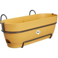 VIBIA Rechthoek Planter - Plastic - Tank - Ø50 - Gele honing
